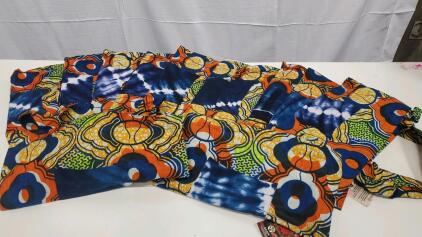 (12) Fabric Reusable Bags