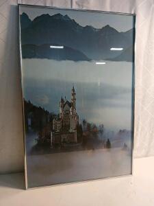 Neuschwanstein Castle In Bavaria, Germany Framed Print -24"x26"