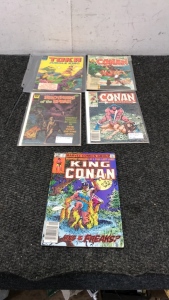 (5) Vintage Comic Books