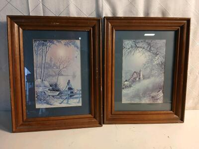 Framed Print By A. Bruno & Framed Print By Andres Orpinas -15"x19"
