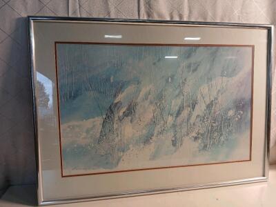 Watercolor Landscape Print By Katherine Chang Liu -41"x29"