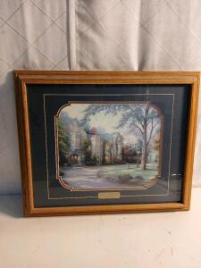 "Beyond Summer Gate" By Thomas Kinkade Framed Print Of Painting