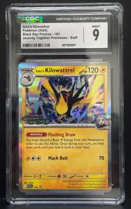 Pok&eacute;mon Iono's Kilowattrel Black Star Promos Card, Mint 9 CGC