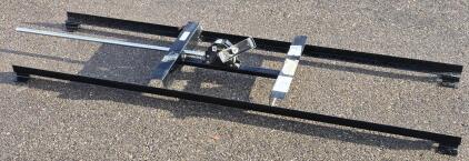 RV Spare Tire Mount w/ Winch - 71"L x 20⅝"W