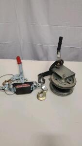 Swing 'N Puller Hand Winch, Metal, Dual Hooks, Manual Operation