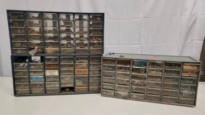 (3) Stack-On 39-Drawer Storage Cabinet With Screws and more