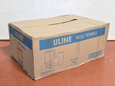 *New* Full Box of Uline S-14772 Paper Roll Towels - 10" x 800' (6ct)