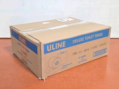 *New* Full Box of Uline S-10490 Uline 2-Ply Deluxe Toilet Tissue (40ct)