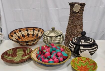 Assorted Woven Baskets
