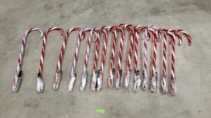 (15) Candy Cane Stakes