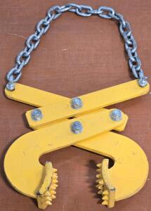 Industrial Heavy-Duty Steel Pallet-Puller Clamp - 14" x 13"