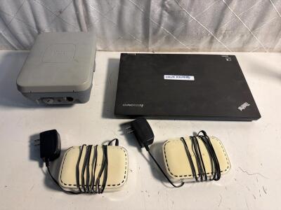(1) Lenovo ThinkPad T440p Laptop (2) Netgear FS605 v3 5-Port 10/100 Mbps Switch (1) Cisco Aironet 1532I 802.11n Outdoor Mesh Access Point