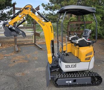 *New* SDLanch SDLE20 Mini Excavator w/ DIESEL Yanmar Engine