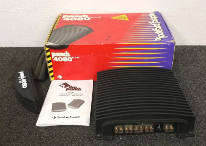 Rockford Fosgate Punch 4080 DSM 4-Channel Amplifier