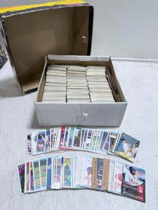 Large Box Filled With Assorted Baseball Cards