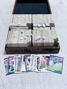 Large Sports Trading Cards Collection, Featuring NFL Players, Includes Johnny Johnson, Jeff Lageman, Rob Moore