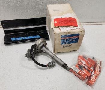 (1) NAPA Rayloc Remanufactured Distributor Part Number 48-4891 (9) NASCAR Autolite Copper Cire Spark Plugs (50) Galvanized Step Flashing 4x4x12