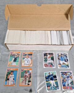 (1) Box Of Assorted Baseball Trading Cards Including HOF, Stars & Rookies