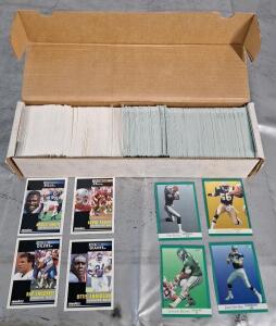 (1) Box Of Assorted Football Trading Cards Including HOF, Stars & Rookies