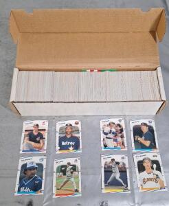 (1) Box Of Assorted Baseball Trading Cards Including HOF, Stars & Rookies