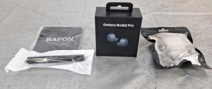 (1) Pair Of Samsung Galaxy Buds2 Pro Earbuds W/ Keychain Case