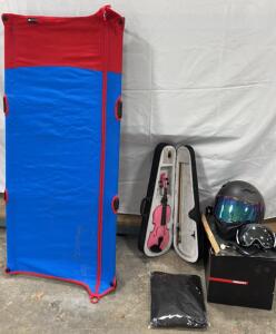 (1) Kids Violin , (1) Women&rsquo;s Watch , (1) windshield Ice Cover , (1) Ski Googles & More