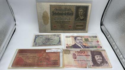 Lot Of Foreign Paper Notes