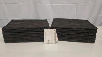 (2) Hand Woven Jewelry Boxes With COA