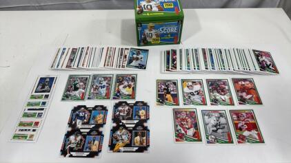 Lot Of 2025 Score Football Cards Big Names , Joe Green , Michael Vick , Travis Kelce , Patrick Mahomes & More , Rookies, Inserts & More