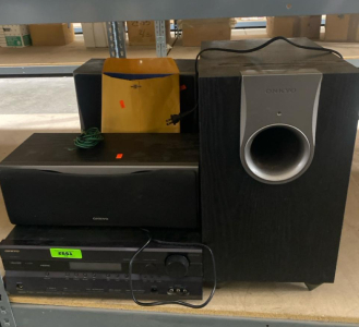 Onkyo Home Theater System / Powers On