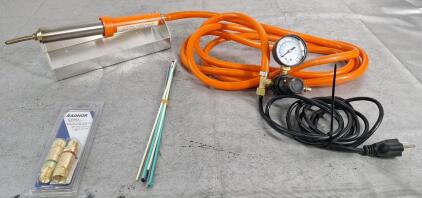 (1) Harbor Freight Plastic Welding Kit #41592 & (1) Radnor FA-10 Flashback Arrestor Set