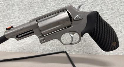 Taurus The Judge Revolver, .45 Colt/.410 Bore, Stainless Steel, Serial BY718037