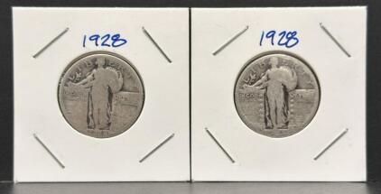 1928 Standing Liberty Quarter, United States Mint, 90% Silver