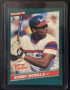 1986 Donruss The Rookies Bobby Bonilla Baseball Card, Chicago White Sox, MLB