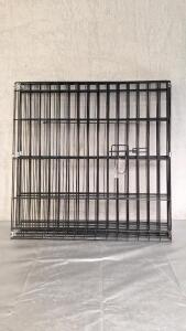 (1) 8-Panel Metal, Small Dog Fence W/ Gate