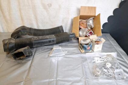 (2) Dodge Air Intake Tubes & Assorted Automotive Lighting Parts