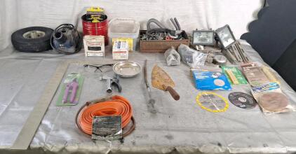 (1) 30-Foot Pipe Heating Cable, Assorted Hand Tools & Household Hardware