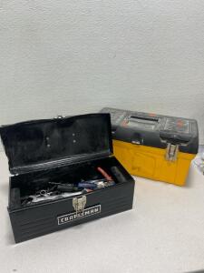 (1) Craftsman Tool Box with Tools (1) Empty Tool Box