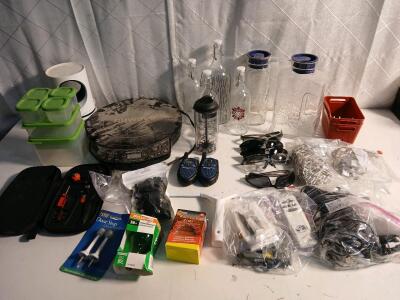 (1) Nuwave Pic Gold Cooktop (5) Sun/Safety Glasses & More