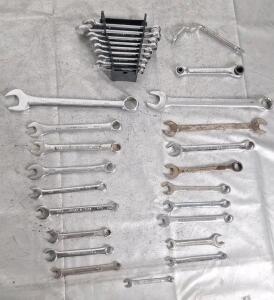 (30) Assorted Box End Wrenches
