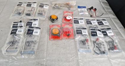 Collection Of Assorted Marker Lights & Connectors