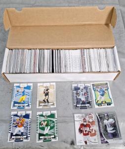 (1) Box Of Assorted Football Trading Cards Including HOF, Stars & Rookies