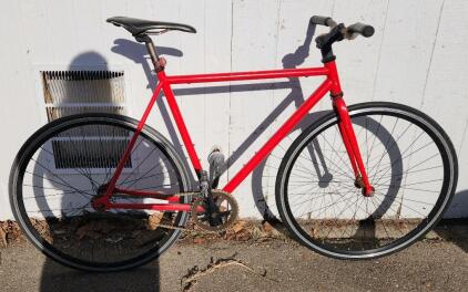 (Red) 25" Csepel Royal 3 Single-Speed Bike