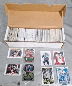 (1) Box Of Assorted Football Trading Cards Including HOF, Stars & Rookies