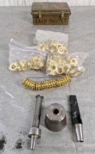 (1) C.S. Osborne Spur Grommet Setting Die #217-4 / Size 4