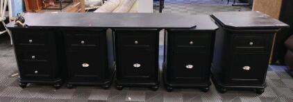 (Black) 8-Piece Desk Set