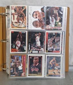 (1) Binder Of Assorted Basketball Trading Cards Including HOF, Stars & Rookies