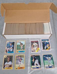 (1) Box Of Assorted Baseball Trading Cards Including HOF, Stars & Rookies