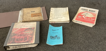 (5) Vintage Harley Davidson Manual’s