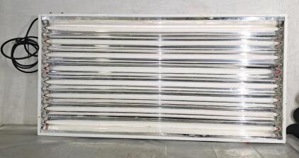 (1) 4-Foot, 8-Tube, T5 Fluorescent Grow Light